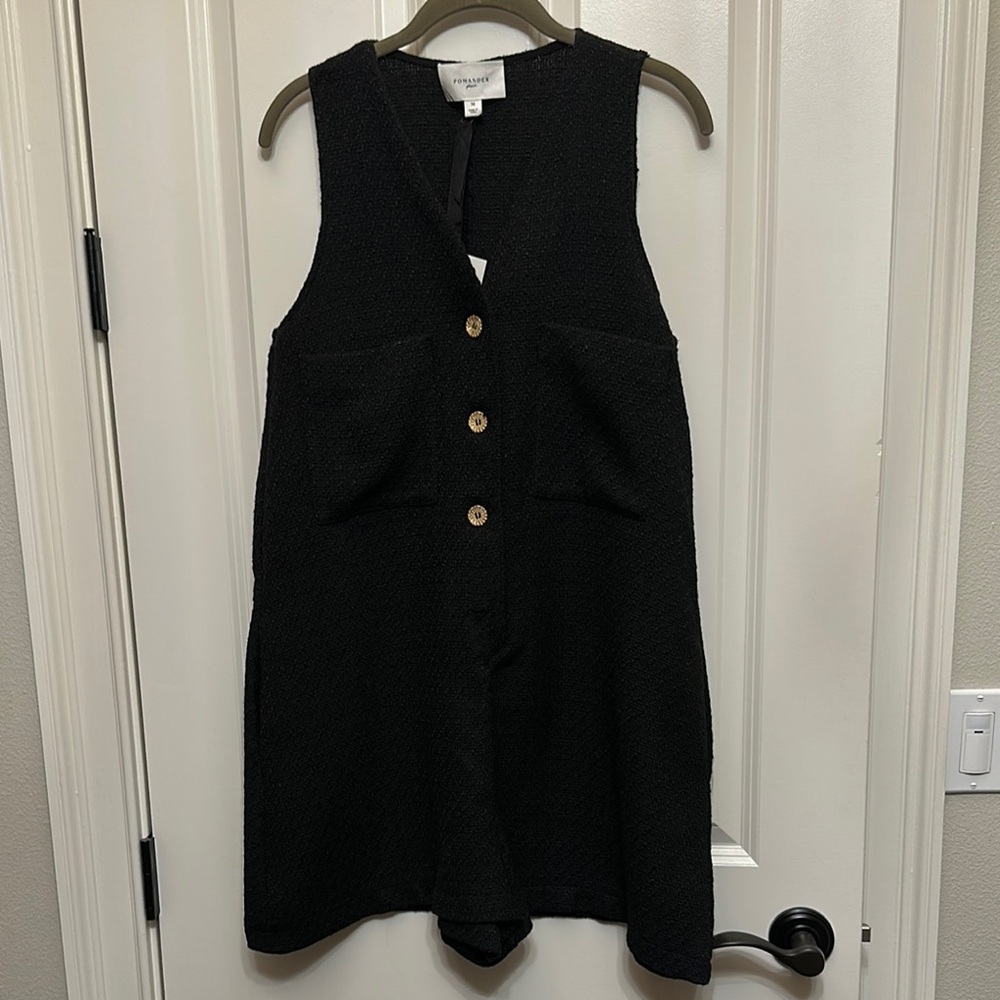 Pomander Place Black Sleeveless Jumpsuit